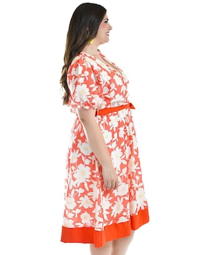 Vestido a la rodilla casual Roman Fashion para mujer