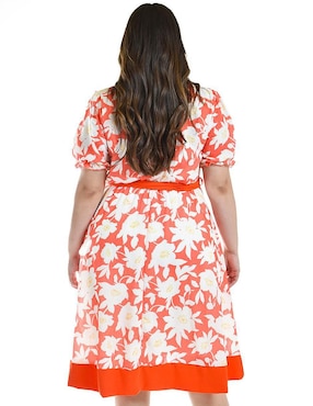 Vestido a la rodilla casual Roman Fashion para mujer