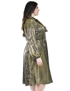Vestido a la rodilla de fiesta Roman Fashion