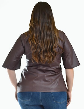 Blusa Roman Fashion manga al codo para mujer