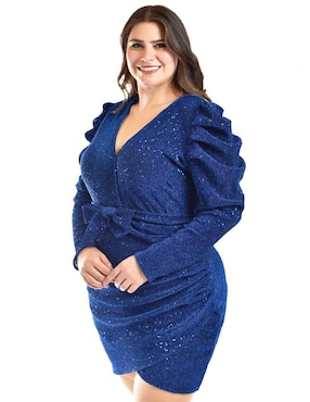 Vestido corto de fiesta Roman Fashion escote V