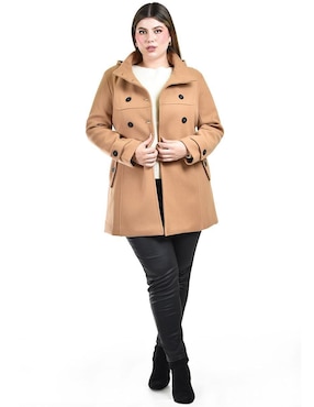Abrigo Roman Fashion abierto para mujer