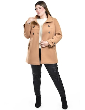 Abrigo Roman Fashion abierto para mujer