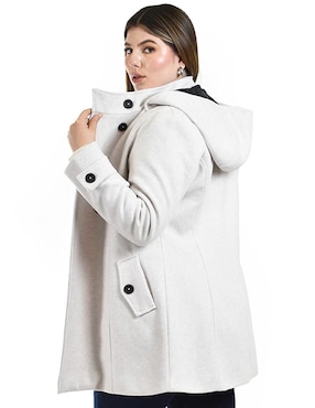Abrigo Roman Fashion abierto para mujer