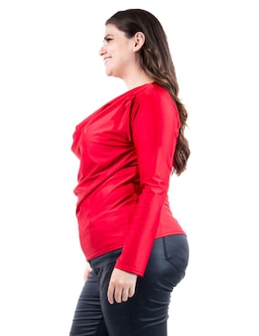 Blusa Roman Fashion manga larga para mujer