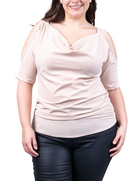 Blusa Roman Fashion manga al codo para mujer