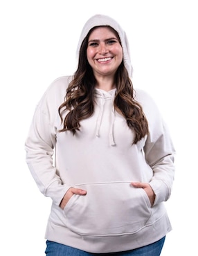 Sudadera con capucha y bolsa Roman Fashion para mujer