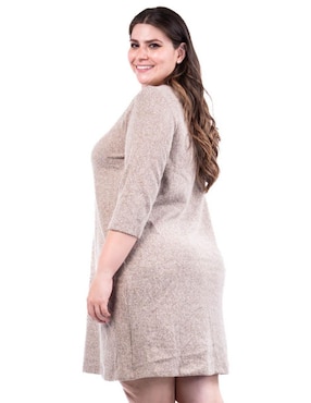 Vestido arriba de la rodilla casual Roman Fashion para mujer