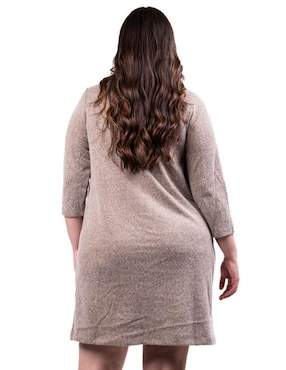 Vestido arriba de la rodilla casual Roman Fashion para mujer