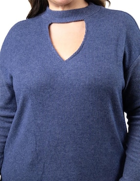 Suéter Roman Fashion cuello redondo para mujer