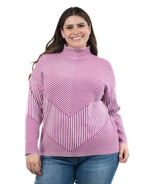 Suéter Roman Fashion cuello alto para mujer