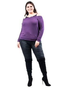 Blusa Roman Fashion manga larga para mujer