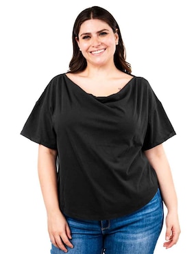 Blusa Roman Fashion Manga Corta Para Mujer