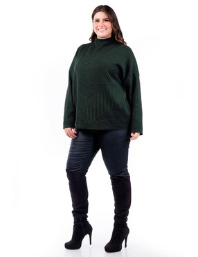 Suéter Roman Fashion cuello alto para mujer
