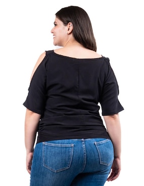 Blusa Roman Fashion manga corta para mujer
