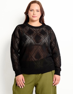 Suéter The Pattern cuello redondo para mujer
