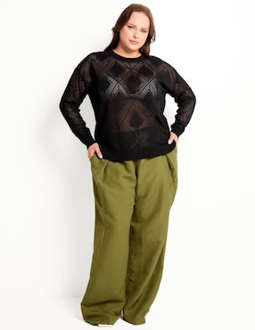 Suéter The Pattern cuello redondo para mujer