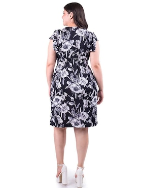 Vestido arriba rodilla casual Roman Fashion para mujer