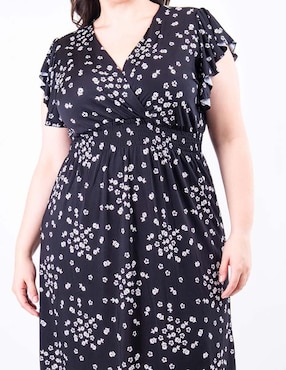 Vestido arriba rodilla casual Roman Fashion para mujer
