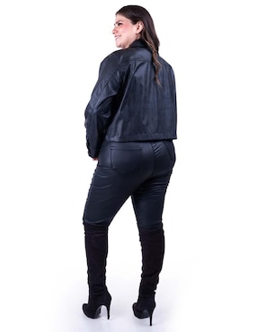 Chamarra casual Roman Fashion impermeable para mujer