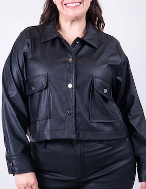 Chamarra casual Roman Fashion impermeable para mujer