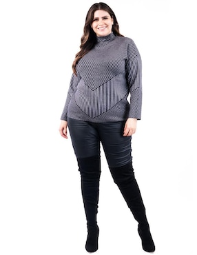 Suéter Roman Fashion cuello alto para mujer
