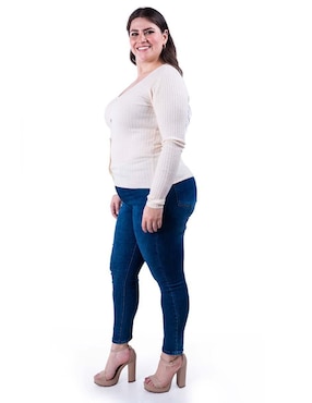 Suéter Roman Fashion cuello redondo para mujer