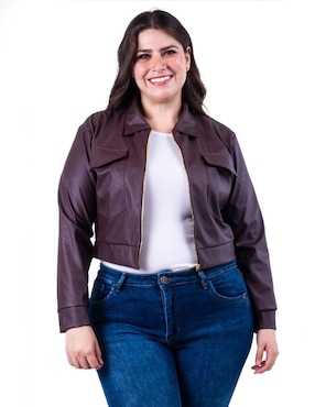 Chamarra Casual Roman Fashion Impermeable Para Mujer