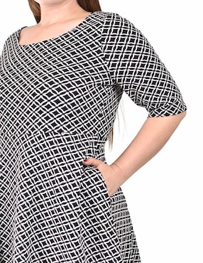 Vestido a la rodilla casual Roman Fashion para mujer