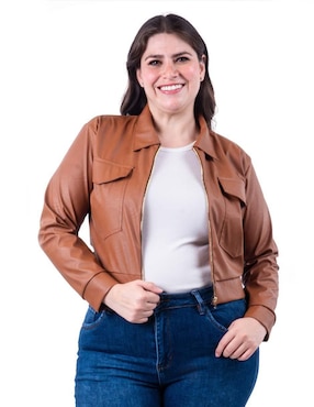 Chamarra Casual Roman Fashion Impermeable Para Mujer