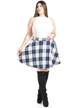 Falda corta Roman Fashion a la cintura