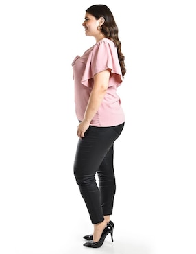 Blusa Roman Fashion manga corta para mujer