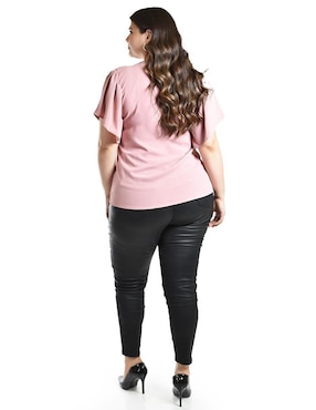 Blusa Roman Fashion manga corta para mujer