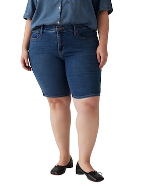 Bermuda Levi's De Algodón Para Mujer