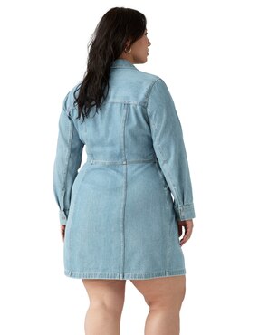 Vestido arriba de la rodilla casual Levi's para mujer