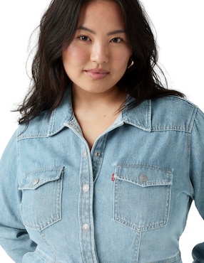 Vestido arriba de la rodilla casual Levi's para mujer