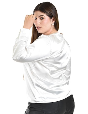 Blusa Roman Fashion manga larga para mujer