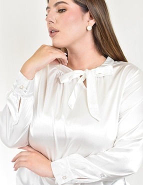 Blusa Roman Fashion manga larga para mujer