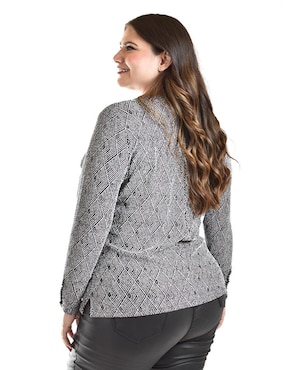 Blusa Roman Fashion manga larga para mujer