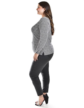 Blusa Roman Fashion manga larga para mujer
