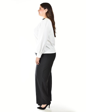 Blusa Roman Fashion manga larga para mujer