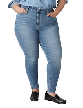 Jeans Skinny Levi's 721 Corte Cintura Alta Para Mujer