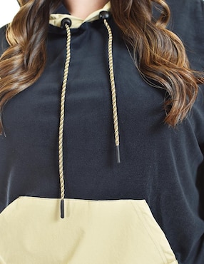 Sudadera con capucha y bolsa Roman Fashion para mujer
