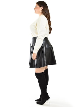Falda corta Roman Fashion a la cintura