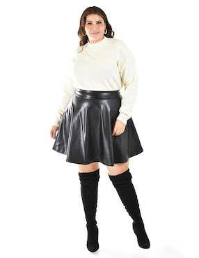 Falda corta Roman Fashion a la cintura