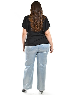 Blusa Roman Fashion manga corta para mujer