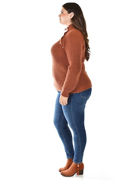 Suéter Roman Fashion cuello alto para mujer