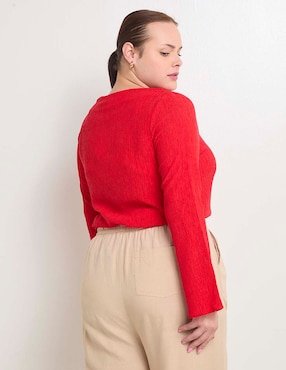 Blusa Map manga larga para mujer