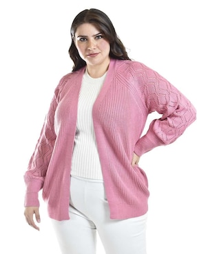 Suéter Roman Fashion cuello abierto para mujer