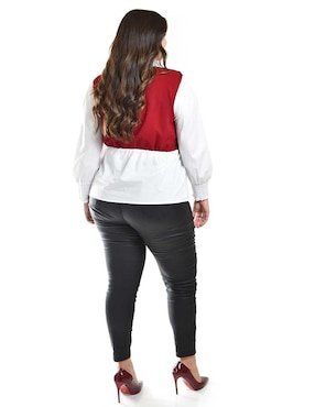 Blusa Roman Fashion manga larga para mujer